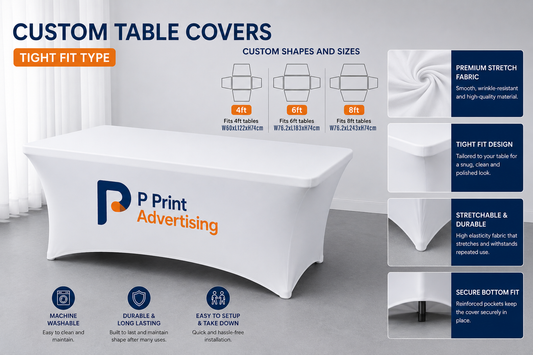 Custom Table Covers – Professional Branding for Every Event