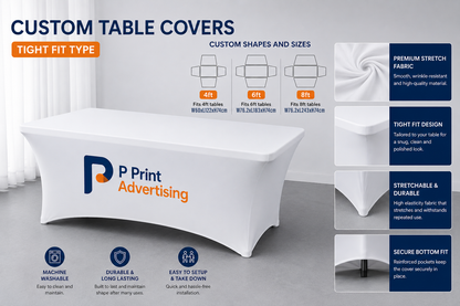 Custom Table Covers – Professional Branding for Every Event